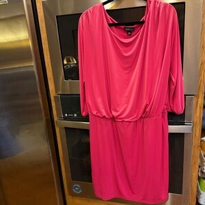 ALYX‎ woman Pink Ruched Waist Dolman Sleeve Dress Plus Size 16W